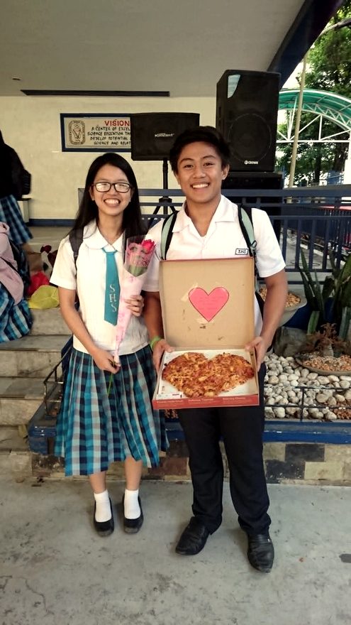 Grace and Elmar in high school